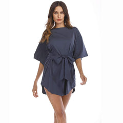 Fashion Loose Short sleeve Skater Dresses