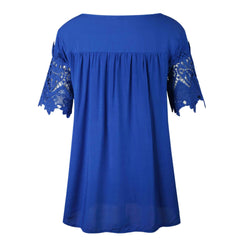 Sexy Lace Round neck T-Shirts