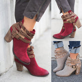 New Explosion Section Thick Ankle Boots