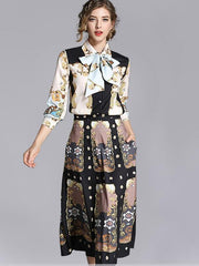 New Autumn Floral Lapel Suits