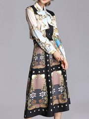 New Autumn Floral Lapel Suits