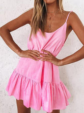 Sexy Pure Vest Shift Dresses