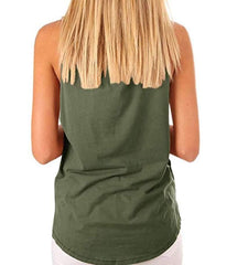 Sexy Pure Sleeveless Vests