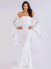 Sexy Off shoulder Lace Evening Dresses