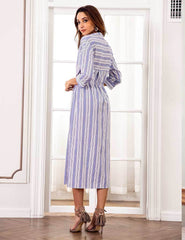 New Three quarter sleeve Skater Vent Sexy Maxi Dresses