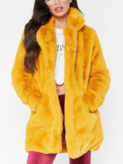 Women Fashion Plush Coats