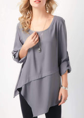 Fashion Irregular Long sleeve T-Shirts