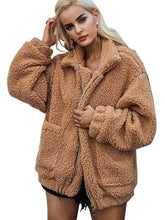 Women Casual Long sleeve Plush Coats