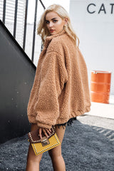 Women Casual Long sleeve Plush Coats