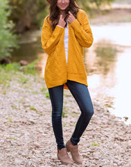 New Pure Cardigan Knit Sweaters