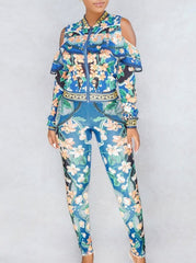 New Autumn Printed Jumpsuits