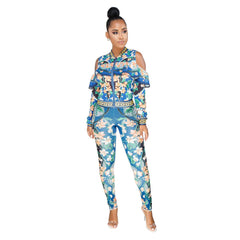 New Autumn Printed Jumpsuits