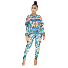 New Autumn Printed Jumpsuits