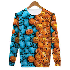 Walloween Floral Plus Long sleeve Blouses