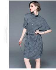New Autumn Fashion Lacing Knit Skater Dresses