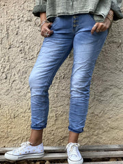 Denim Shift Casual Pants
