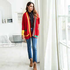 Christmas Cardigan Loose Knit Outwear