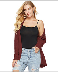New Women Fashion Knit Cardigan
