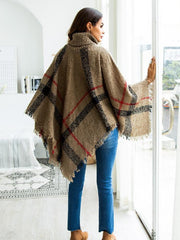 New High collar Cloak Irregularity Knit coats