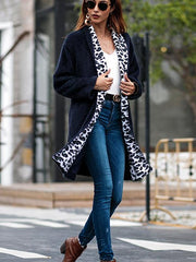 New Women Floral Plush Coats