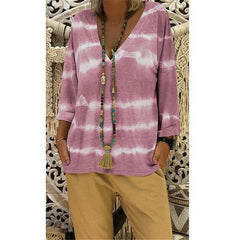 New Loose V neck Casual T-Shirts