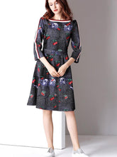 New Women Cherry Floral Off shoulder Lace Skater Dresses