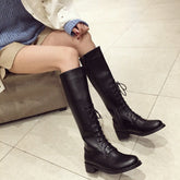 New Lace Med heel Knight Chunky Kinky Boots