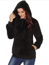 Women Fashion Pure Plush Hoodies & Sweatshirts