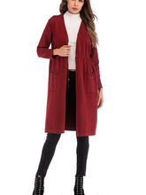 Fashion Lacing Knit Long sleeve Coats