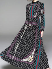New Fashion Floral Skater Maxi Dresses