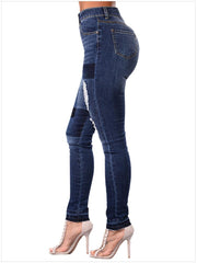 New High-waisted Patch Pencil pants