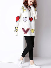 New Fashiom Floral Loose Sweaters
