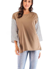 Autumn New Plus Nine points sleeve T-Shirts