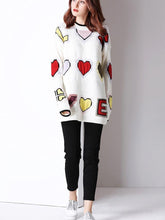 New Fashiom Floral Loose Sweaters