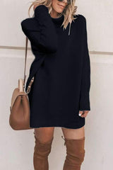 Fashion High collar Long sleeve Sweaters