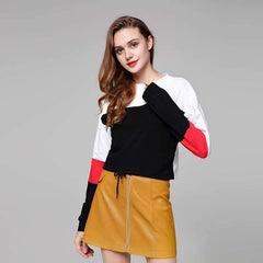 Fashion Gored Lacing Hoodies & Sweatshirts