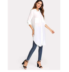 Fashion Pure Long Sunscreen Blouses