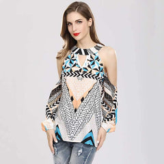 Fashion Digital printing Long sleeve T-Shirts