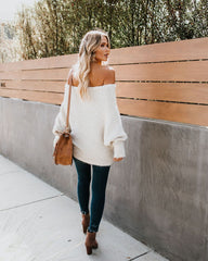 Fashion Pure Colour Long Sleeve Sweaters