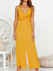 Sexy Vest Backless Jumpsuits