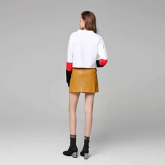 Fashion Gored Lacing Hoodies & Sweatshirts