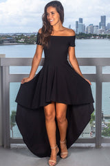 Sexy Off shoulder Backless Skater Dresses