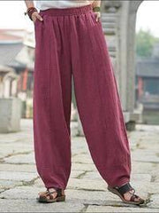 Casual Plain Loose Pants