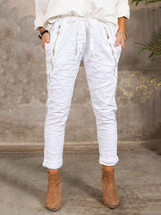 Women's Solid Color Casual Pants