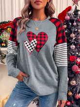 Casual Crew Neck Loose Color Block T-Shirts
