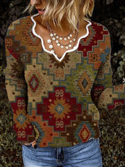 Casual Long Sleeve Acrylic Shift Sweater