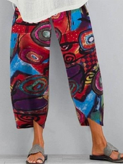 Printed Holiday Pants