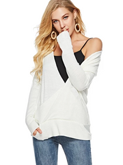 Autumn Long sleeve V neck Fashion Sweaters
