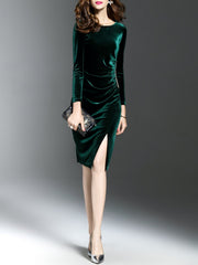 Elegant Side Slit Party Dress