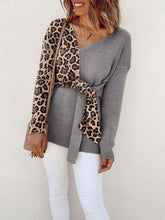 Fashion Gired Long sleeve V neck Lacing T-Shirts
